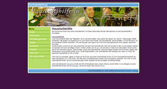 Desktop Screenshot of my-haushaltshilfe.de